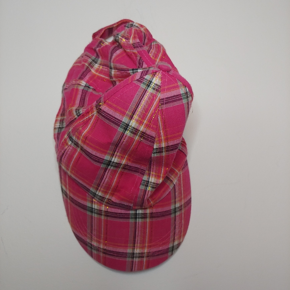 Pink Plaid Hat